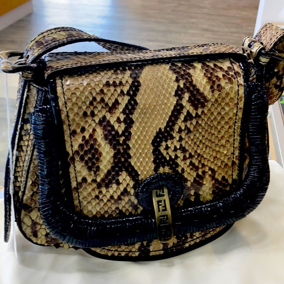 Fendi Handbags - Rare python runway Fendi bag